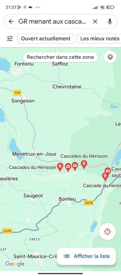 Menetrux-en-Joux La P'Tite Maison Bois Du Herisson מראה חיצוני תמונה